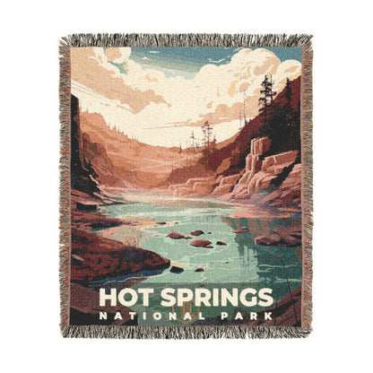 Hot Springs National Park Woven Blanket | S07