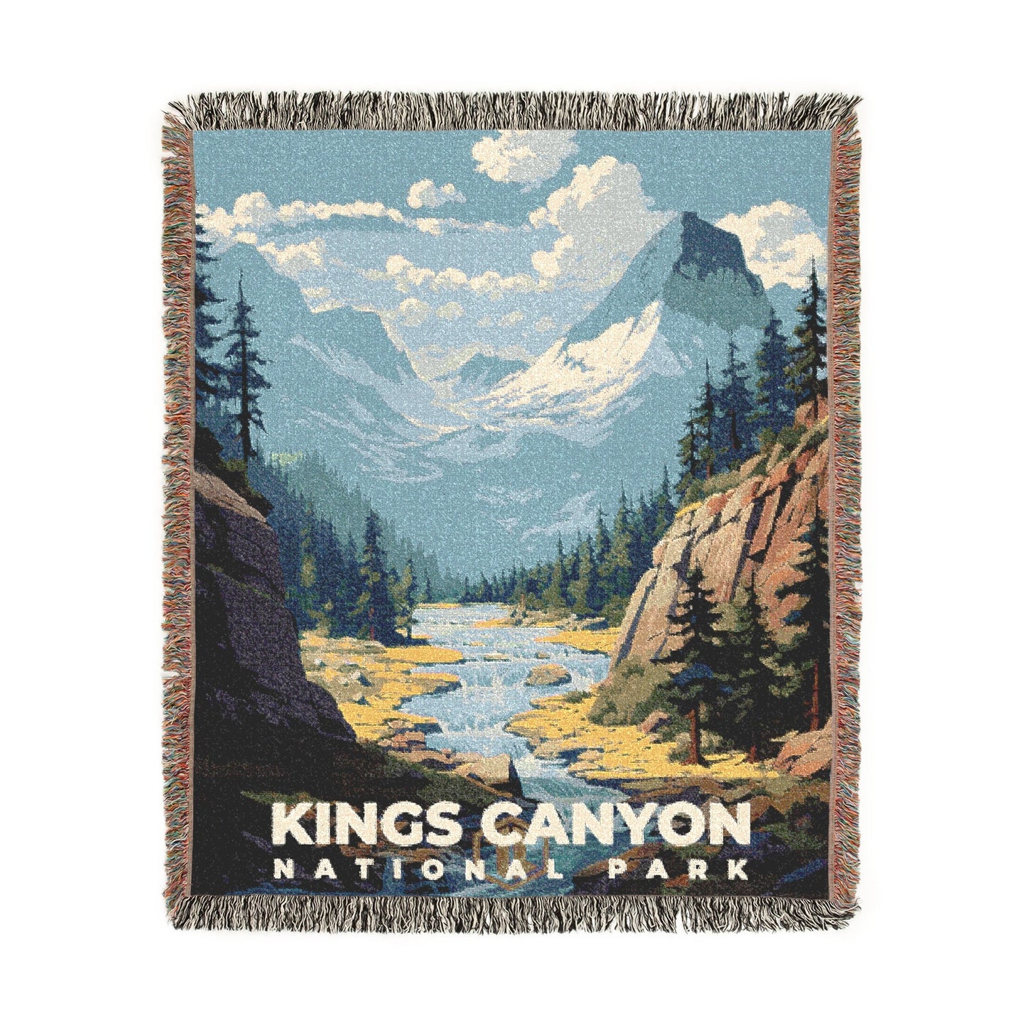 Kings Canyon National Park Woven Blanket | S07