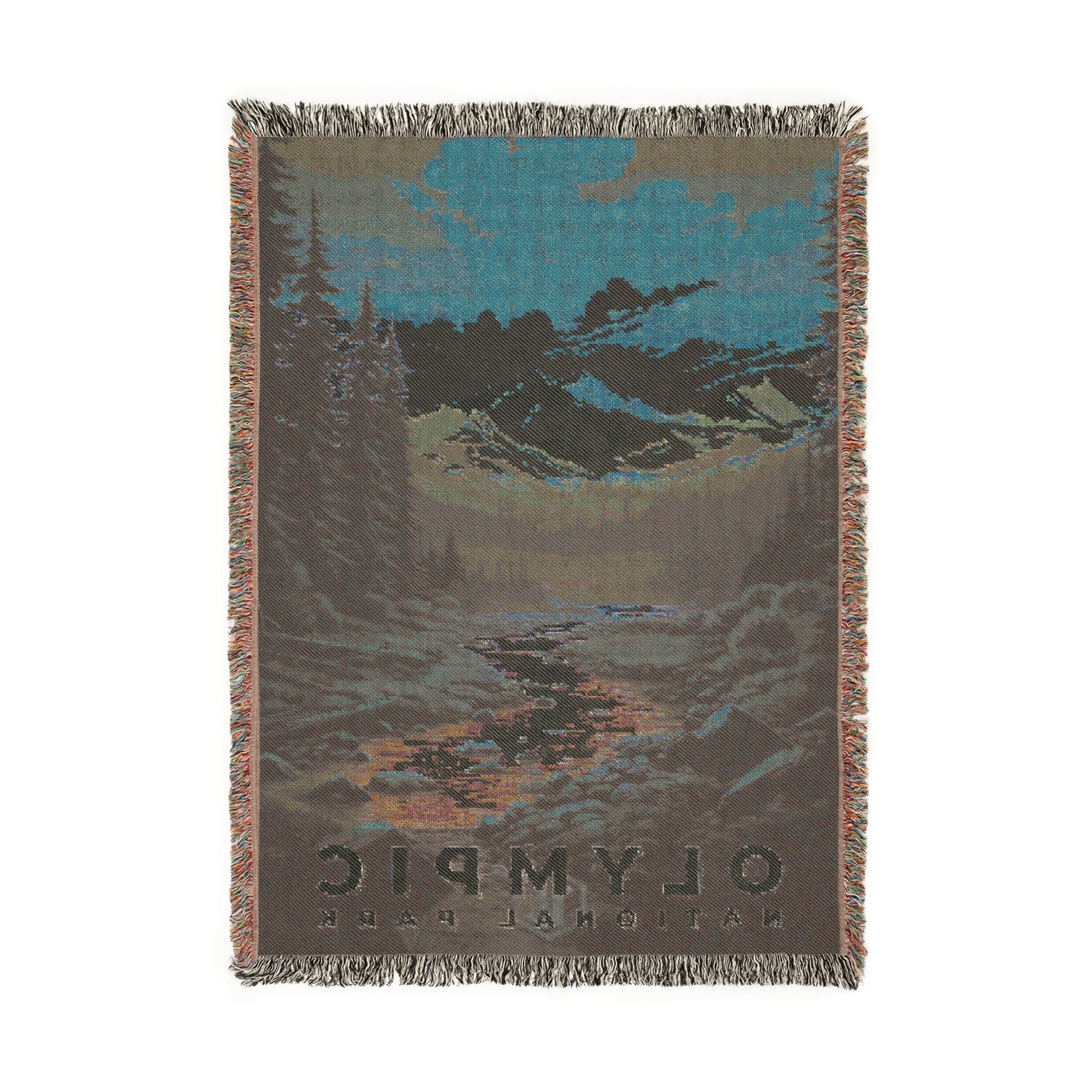 Olympic National Park Woven Blanket | S07