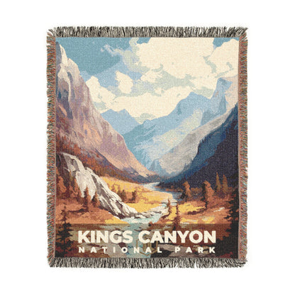 Kings Canyon National Park Woven Blanket | S06