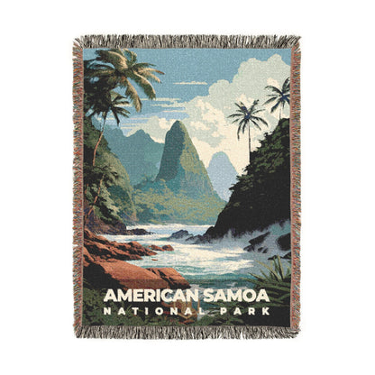 American Samoa National Park Woven Blanket | S07