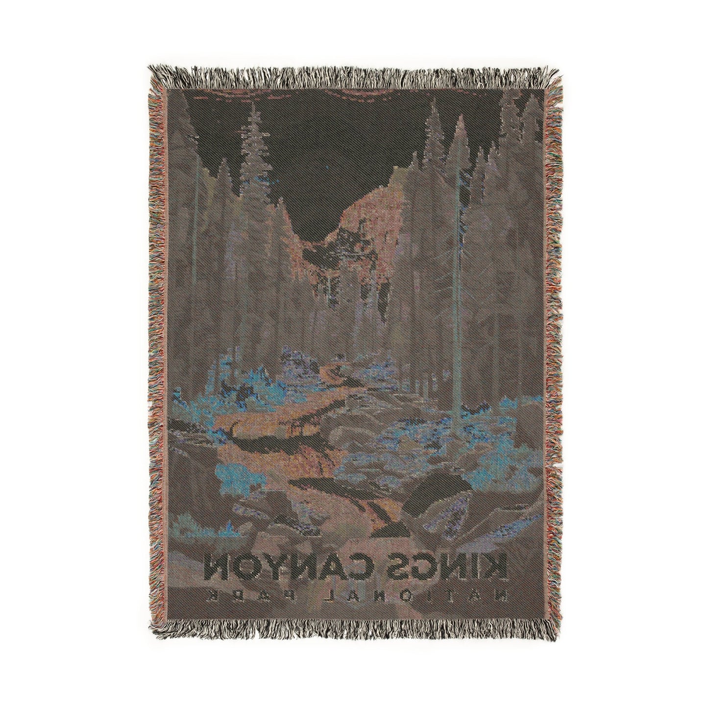 Kings Canyon National Park Woven Blanket | S09