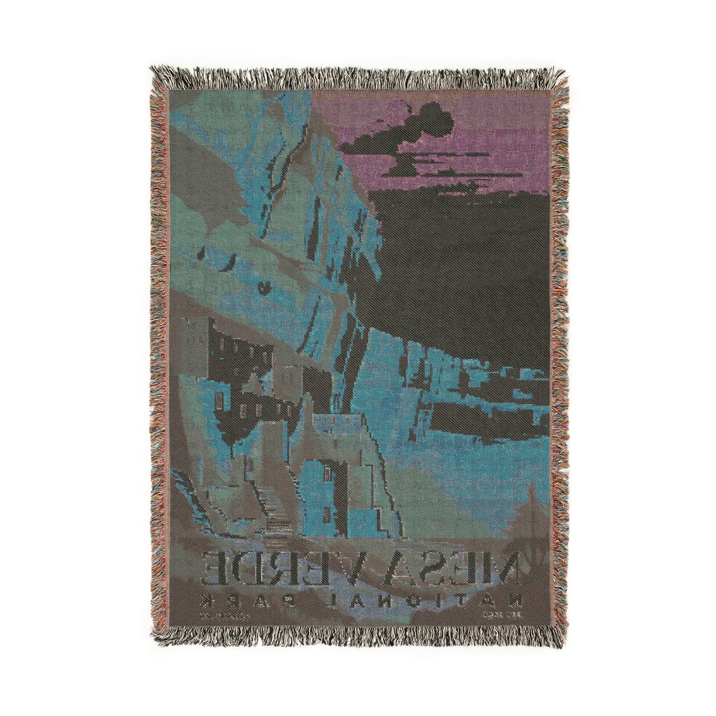 Mesa Verde National Park Woven Blanket | S05