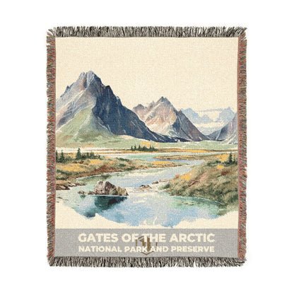 Gates of the Arctic National Park Woven Blanket | S08