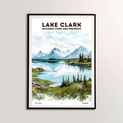 Lake Clark National Park Poster | S08