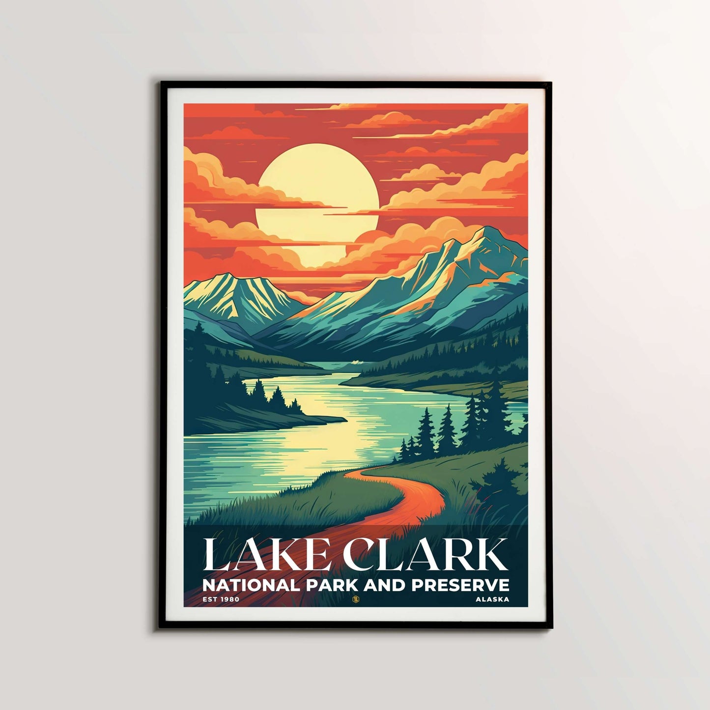 Lake Clark National Park Poster | S05