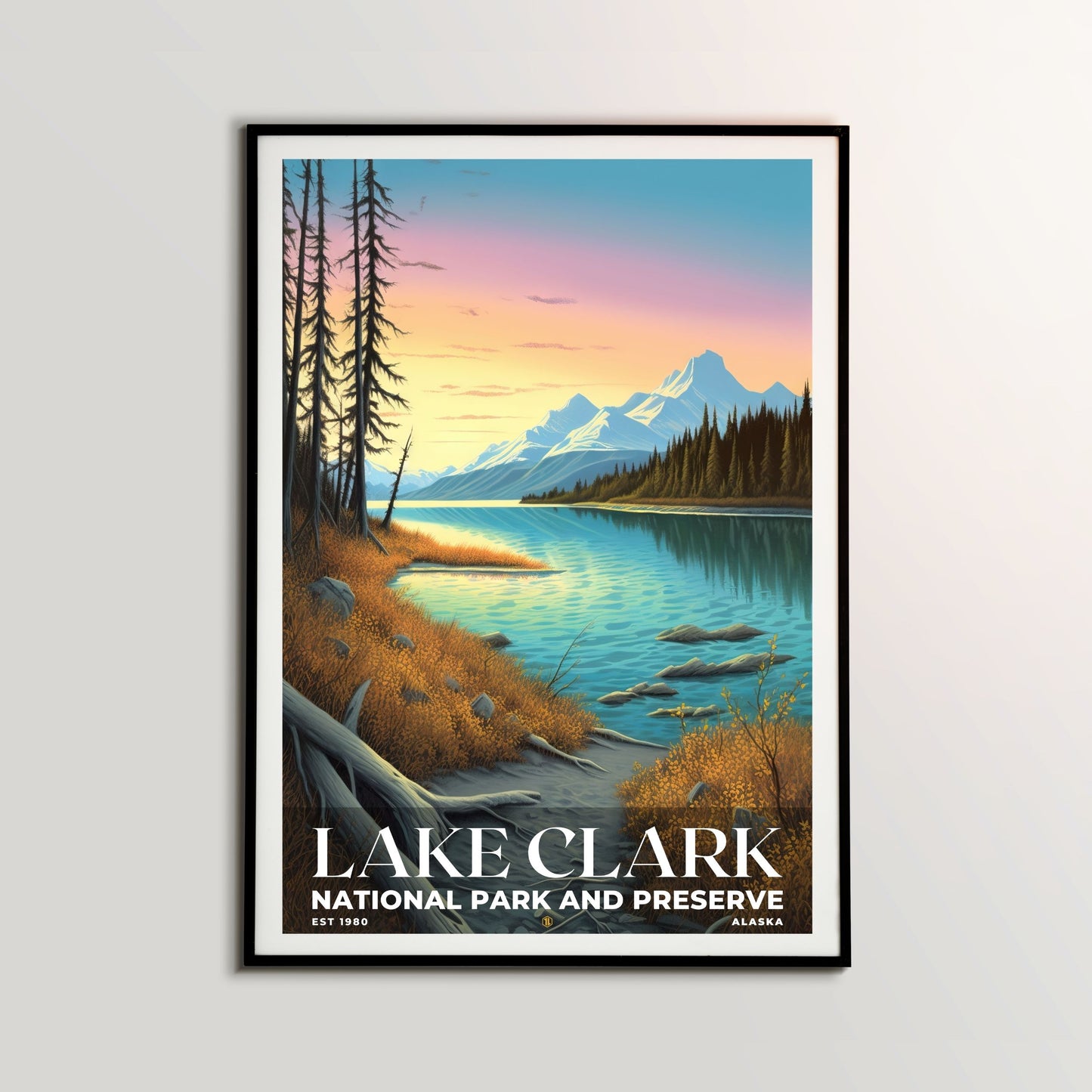 Lake Clark National Park Poster | S02