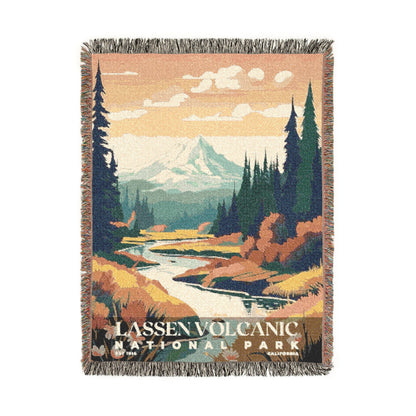 Lassen Volcanic National Park Woven Blanket | S05