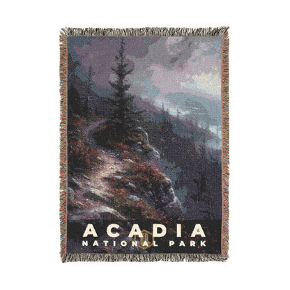 Acadia National Park Woven Blanket | S12