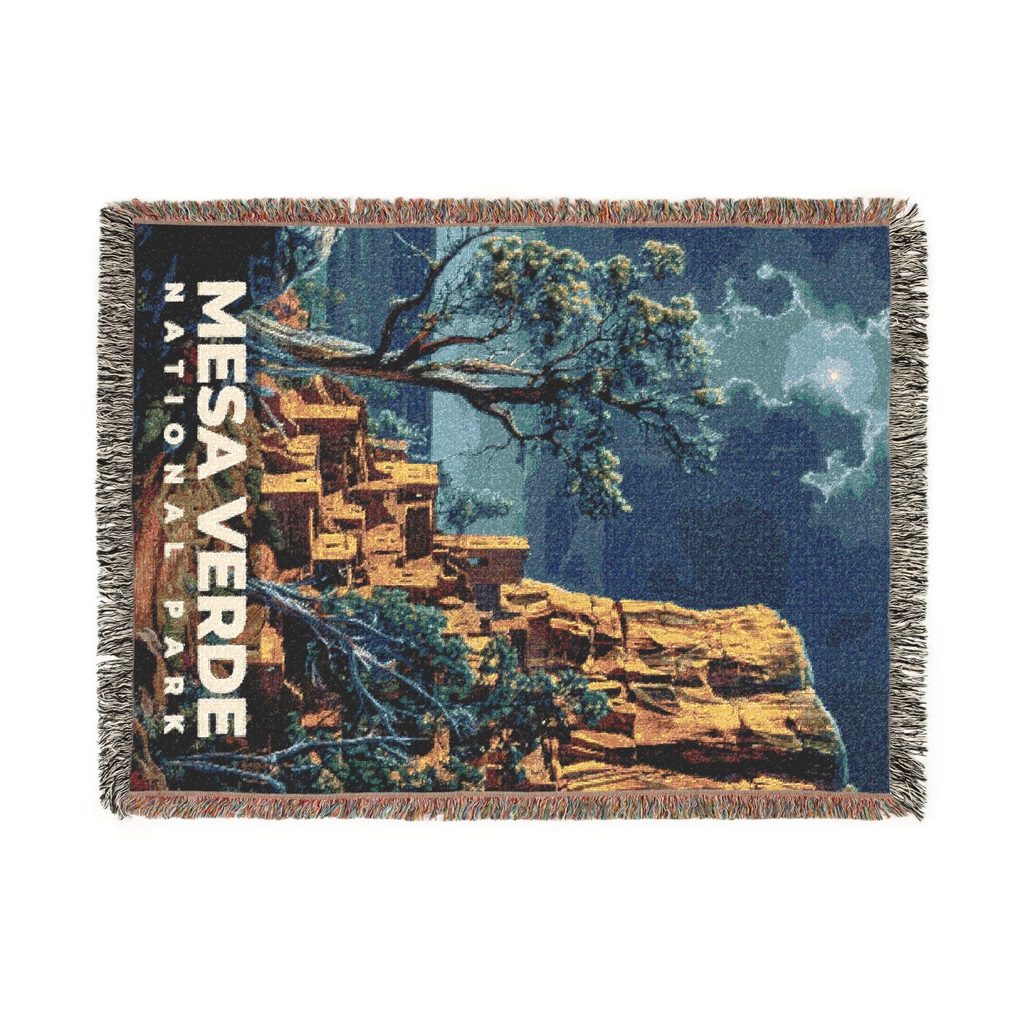 Mesa Verde National Park Woven Blanket | S16