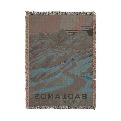 Badlands National Park Woven Blanket | S19