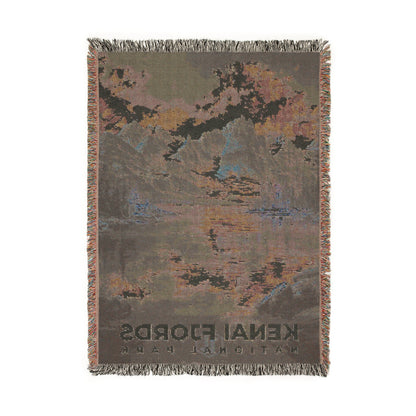 Kenai Fjords National Park Woven Blanket | S14