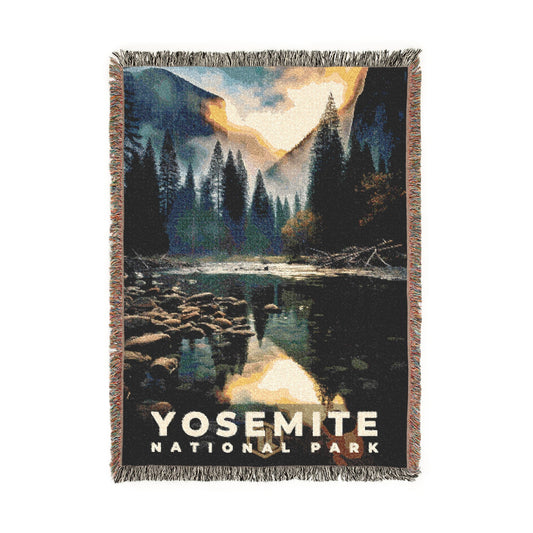 Yosemite National Park Woven Blanket | S10