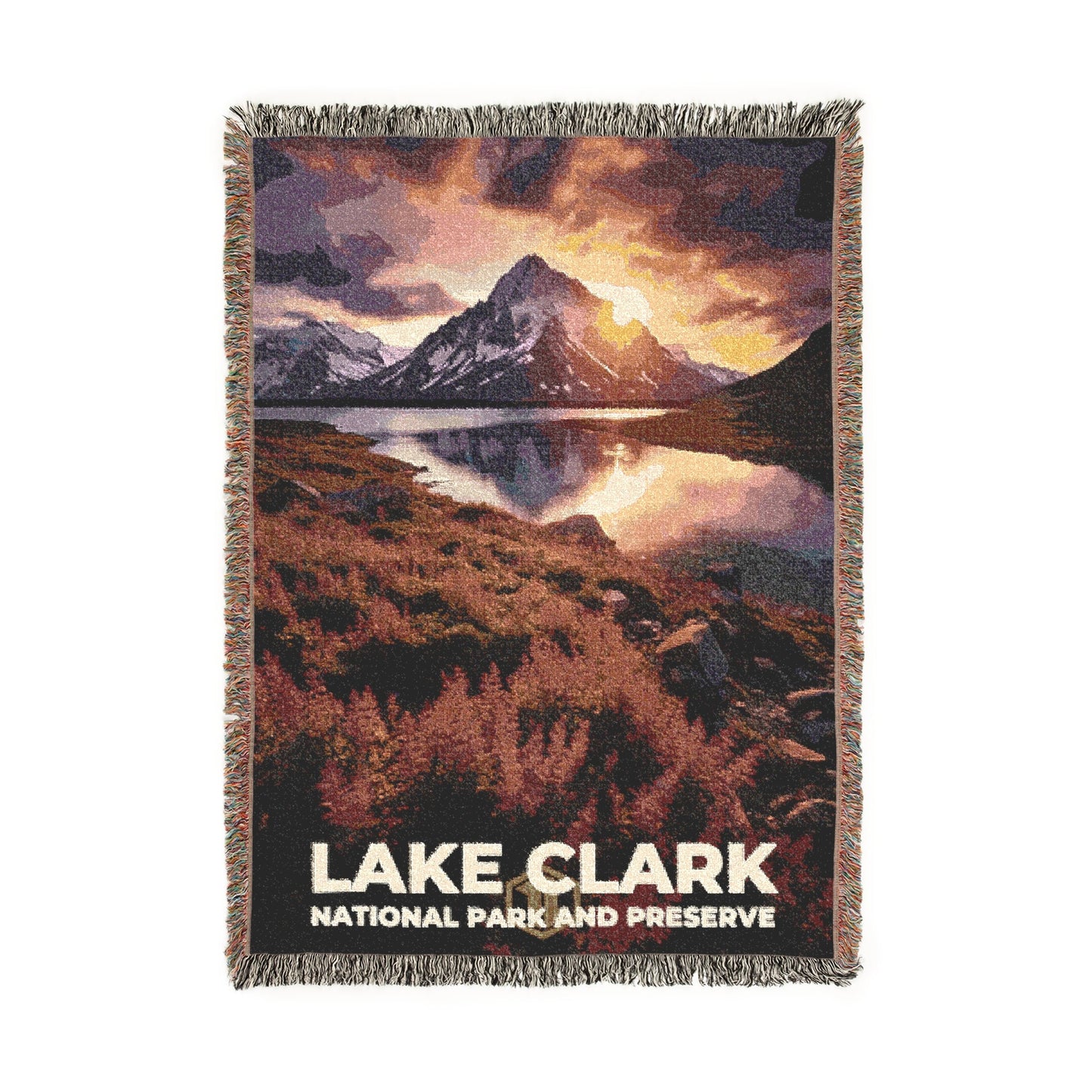 Lake Clark National Park Woven Blanket | S10
