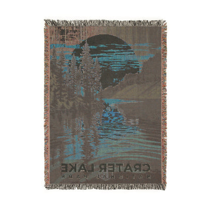 Crater Lake National Park Woven Blanket | S19