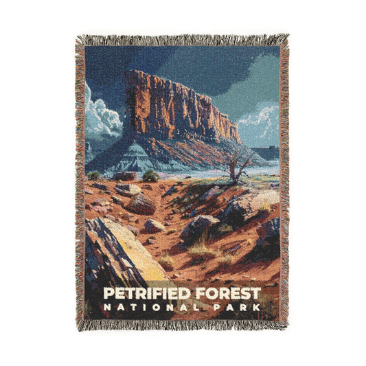Petrified Forest National Park Woven Blanket | S16