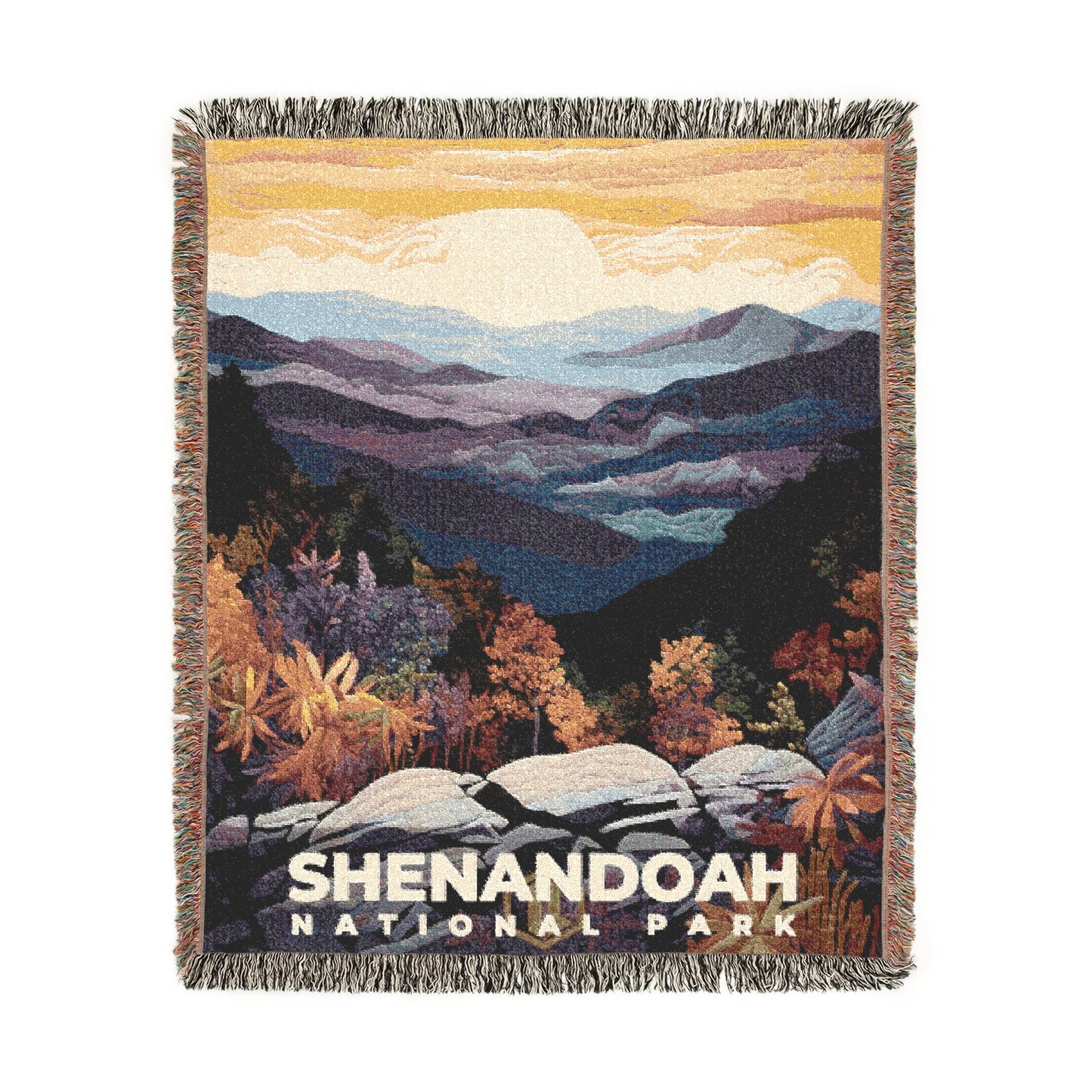 Shenandoah National Park Woven Blanket | S09