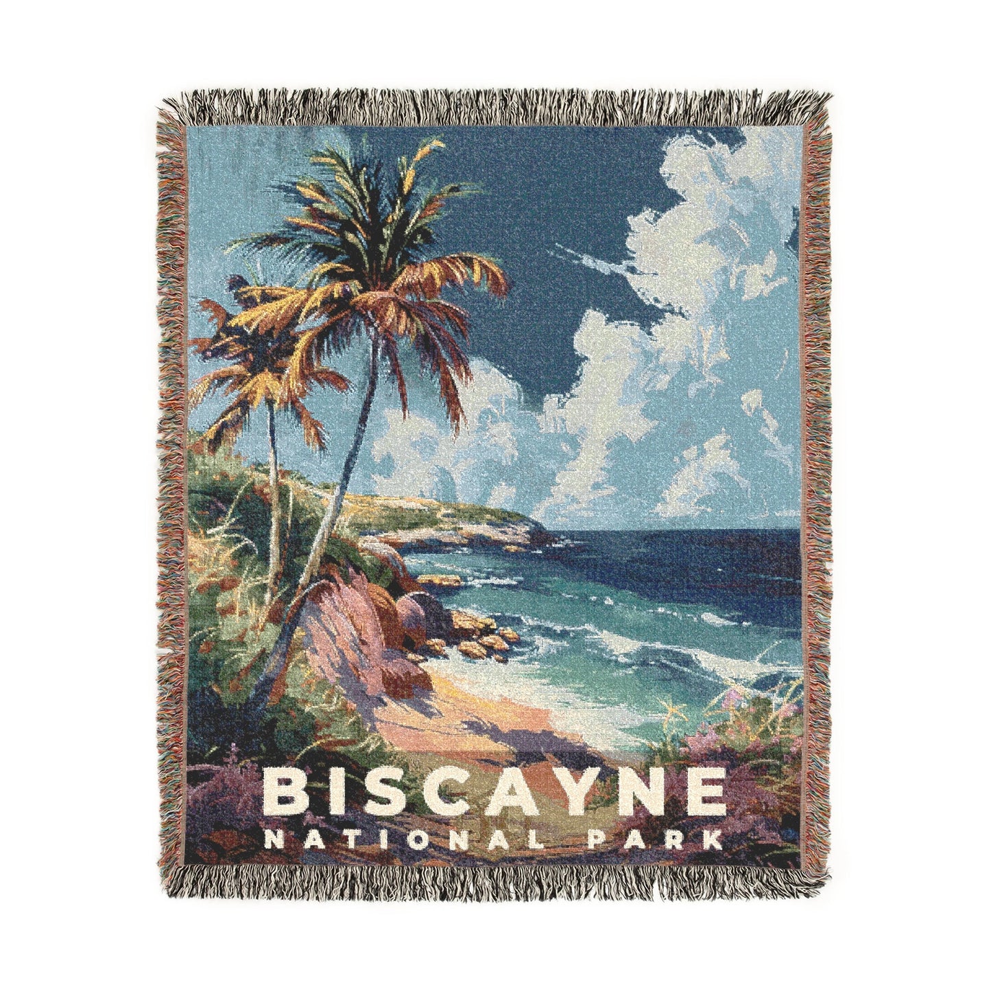 Biscayne National Park Woven Blanket | S18