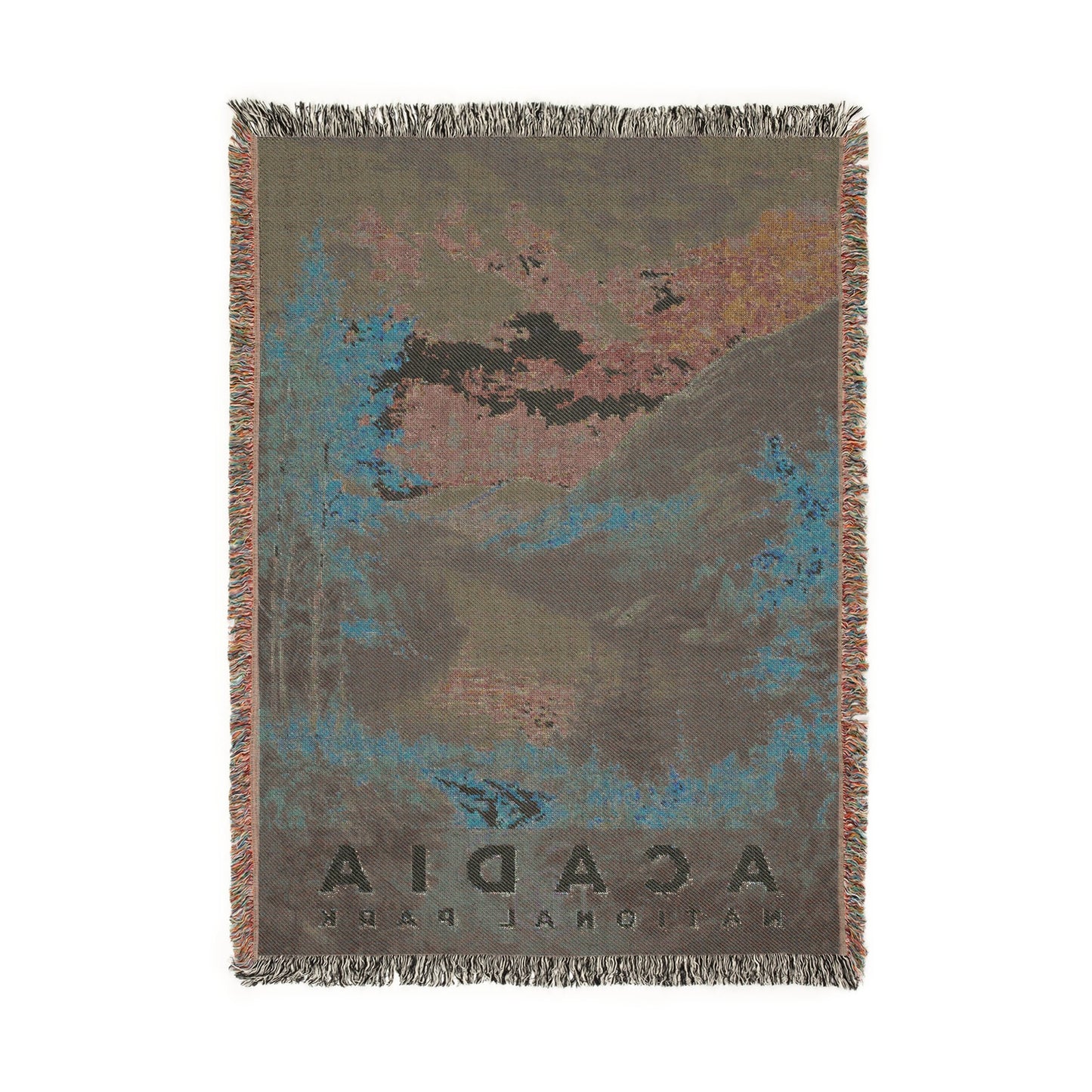 Acadia National Park Woven Blanket | S14