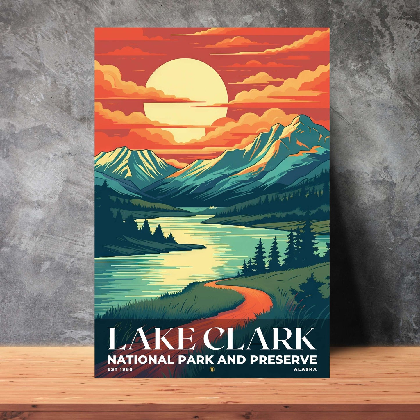 Lake Clark National Park Poster | S05