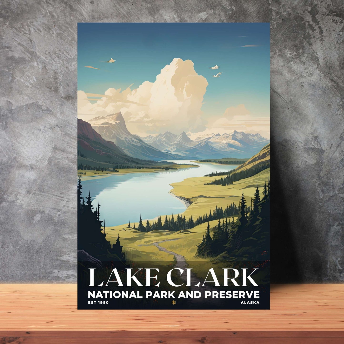 Lake Clark National Park Poster | S07