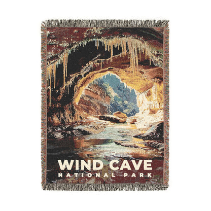 Wind Cave National Park Woven Blanket | S18