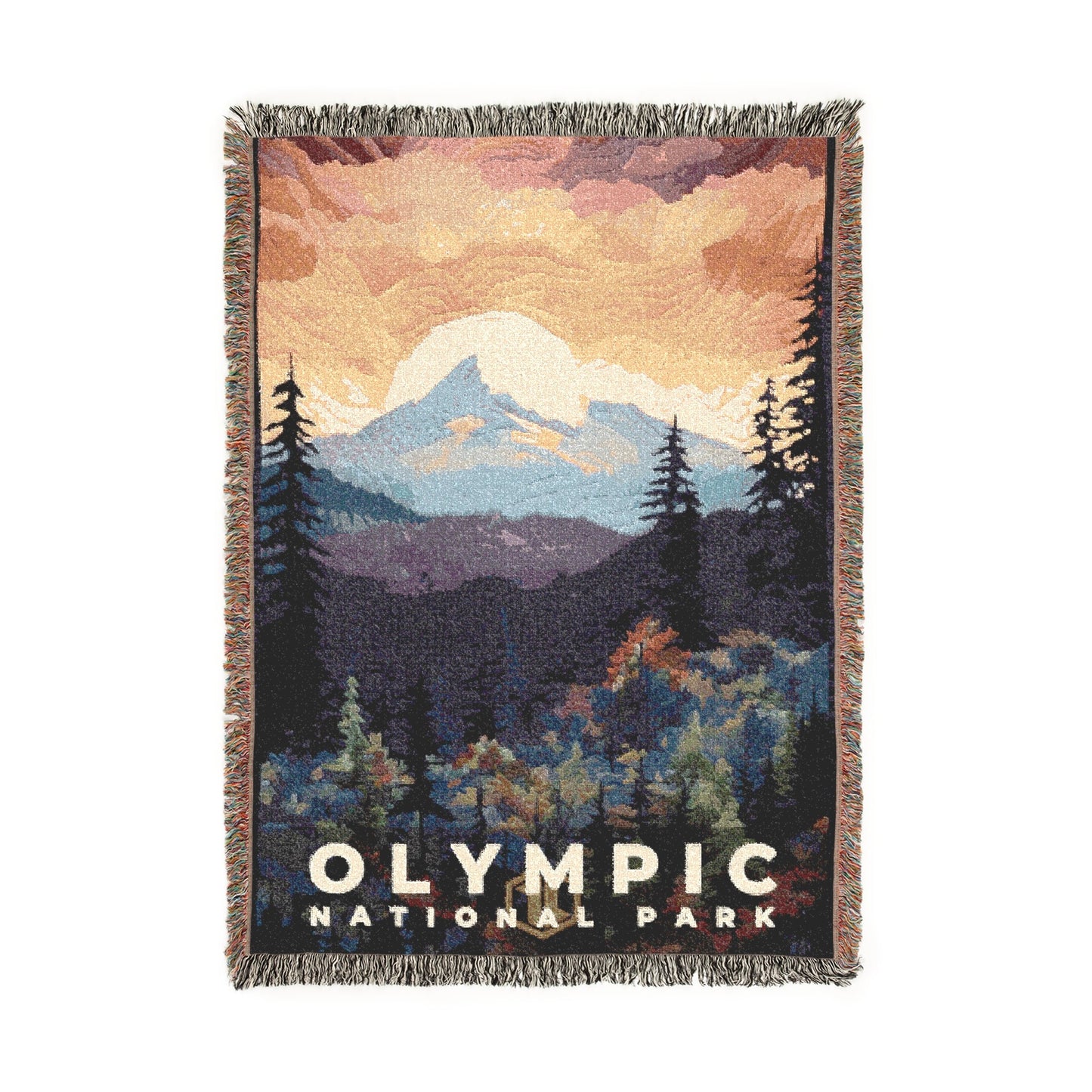 Olympic National Park Woven Blanket | S09