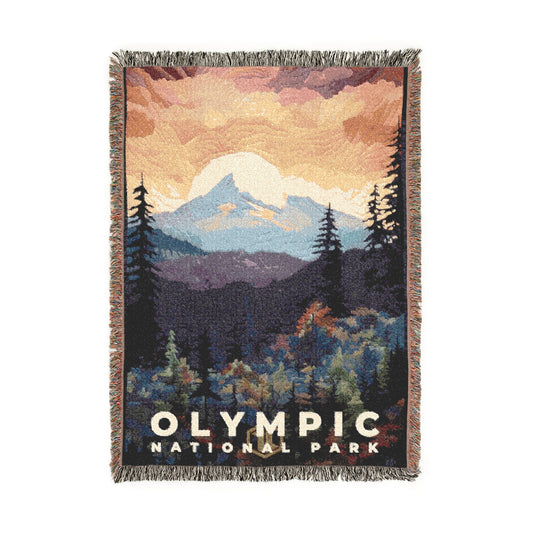 Olympic National Park Woven Blanket | S09