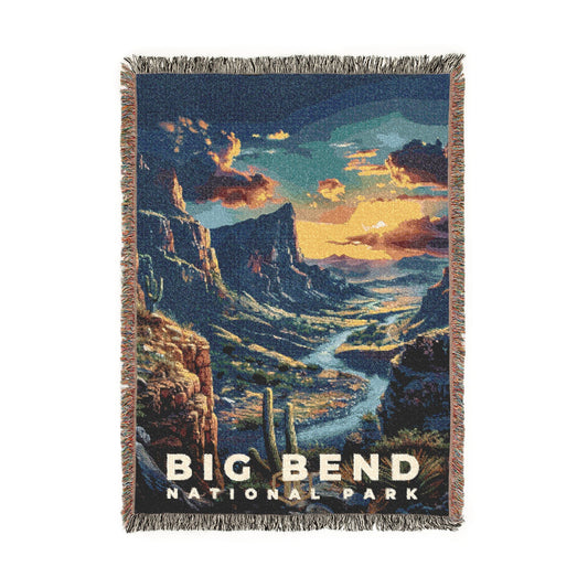 Big Bend National Park Woven Blanket | S16