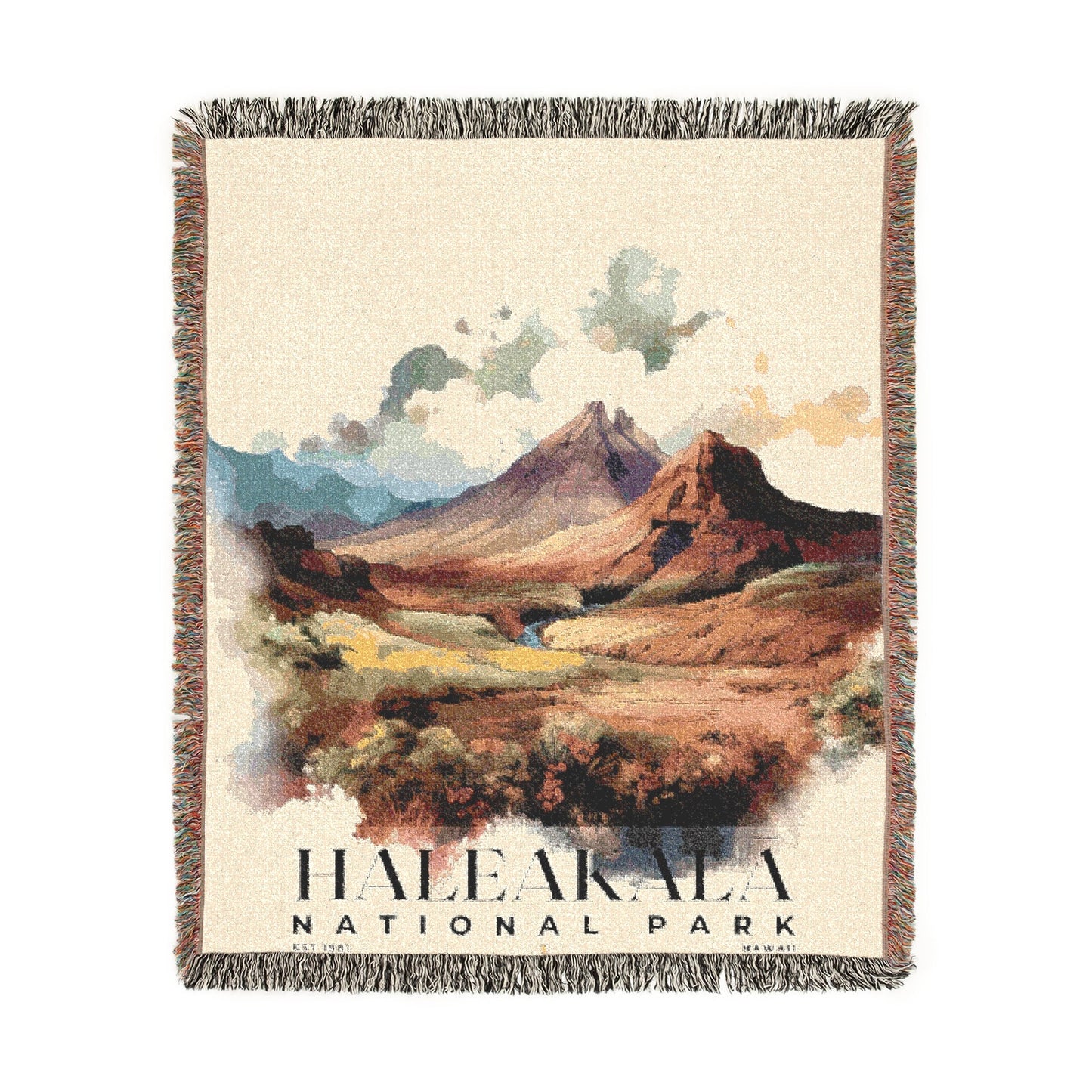 Haleakala National Park Woven Blanket | S04