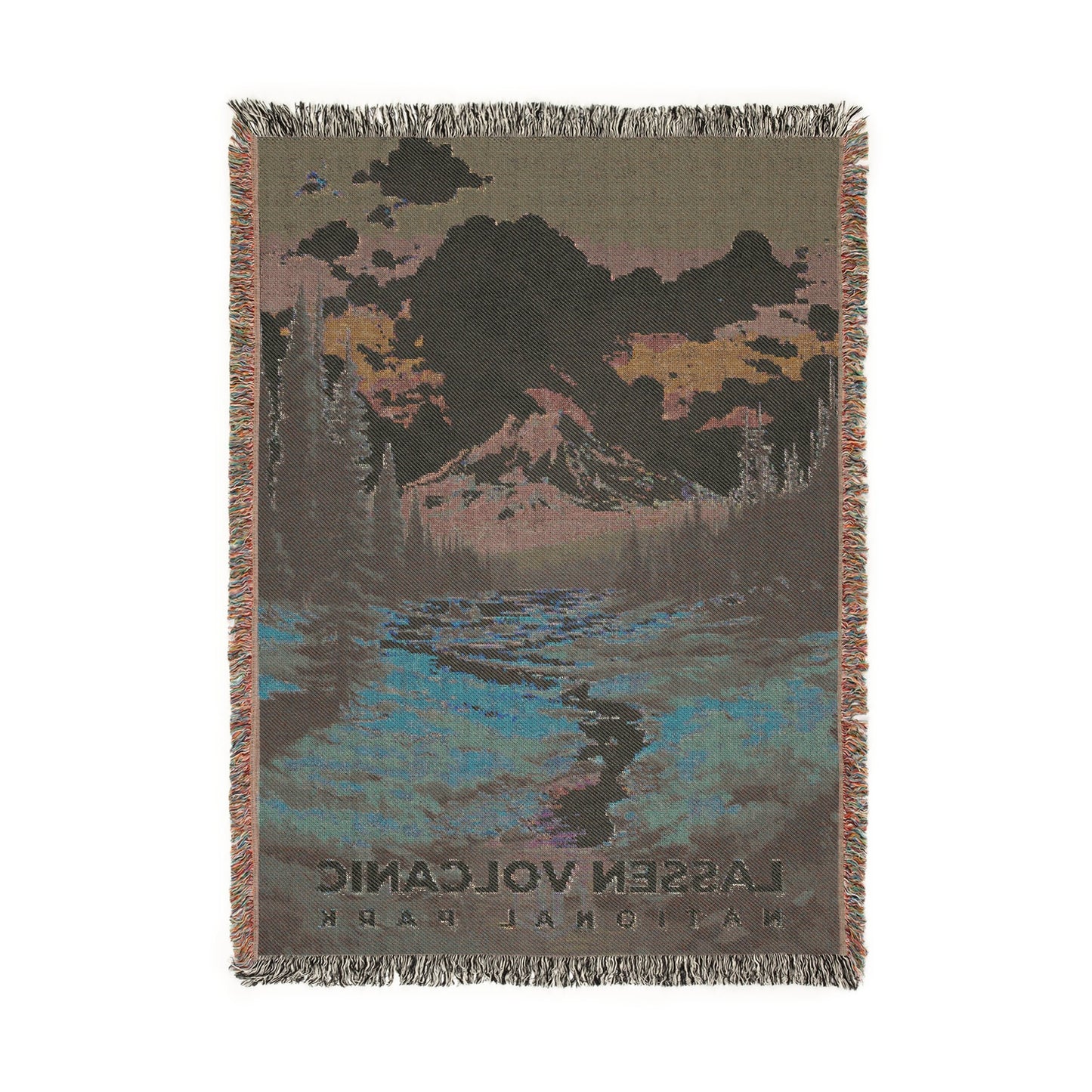Lassen Volcanic National Park Woven Blanket | S06