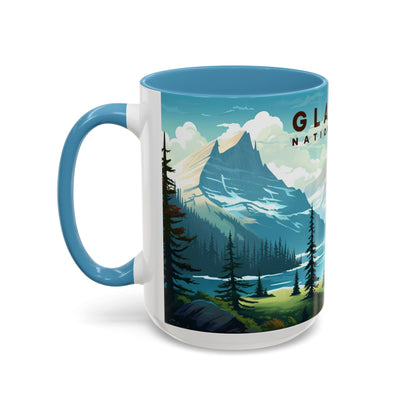 Glacier National Park Mug | Accent Coffee Mug (11, 15oz)