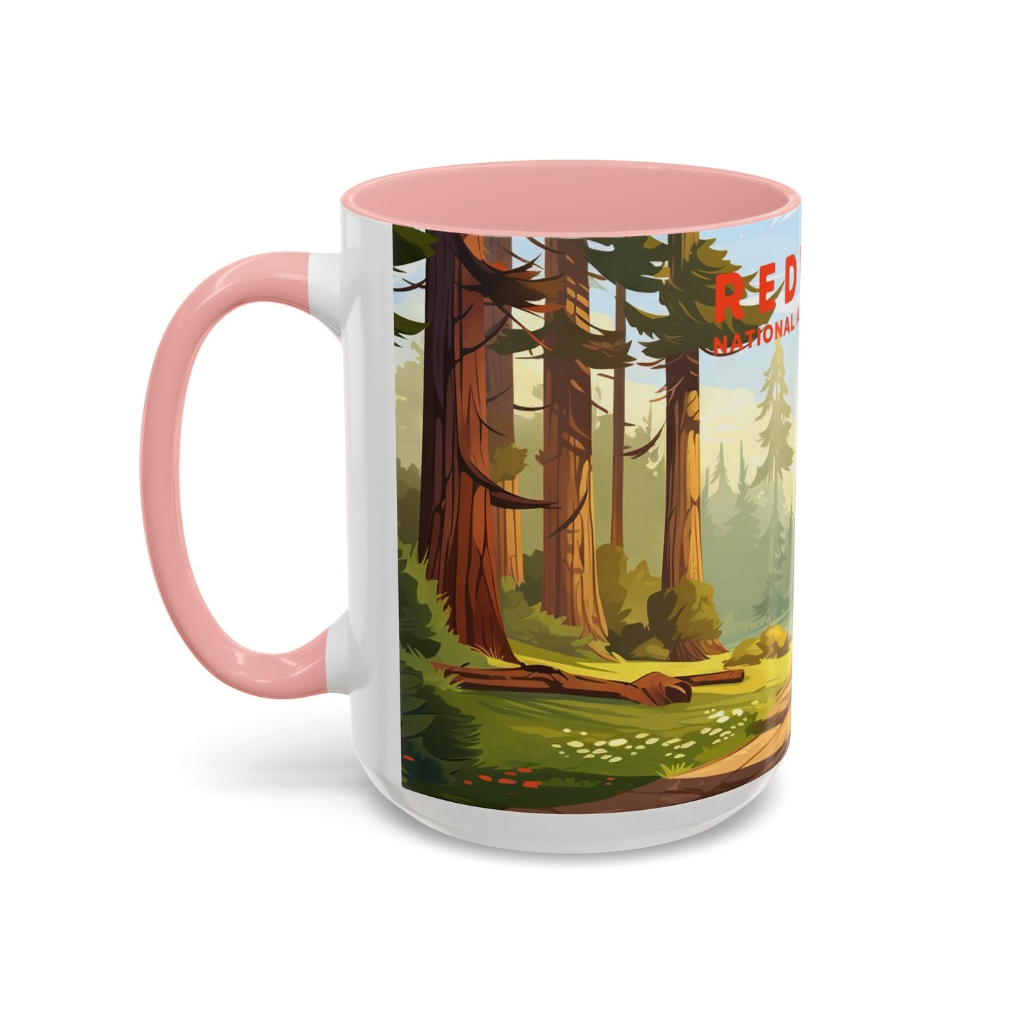 Redwood National Park Mug | Accent Coffee Mug (11, 15oz)