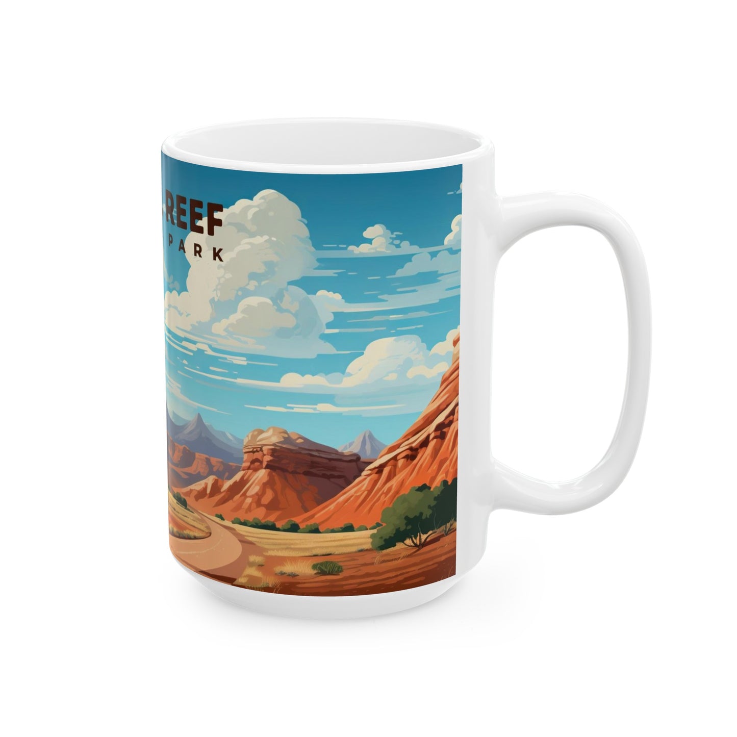 Capitol Reef National Park Mug | White Ceramic Mug (11oz, 15oz)