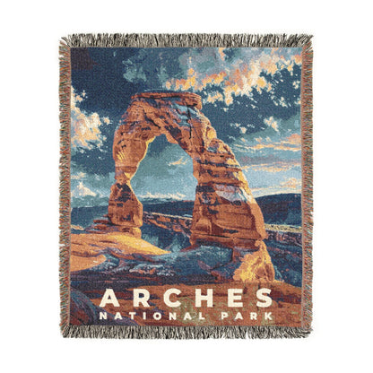 Arches National Park Woven Blanket | S14