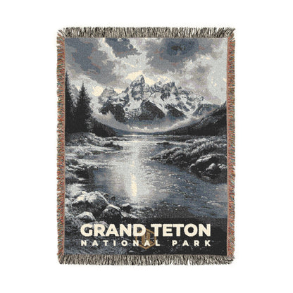 Grand Teton National Park Woven Blanket | S15