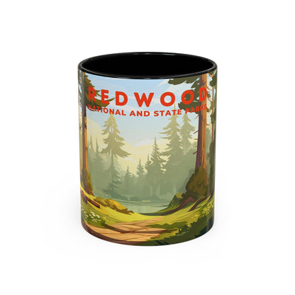 Redwood National Park Mug | Accent Coffee Mug (11, 15oz)