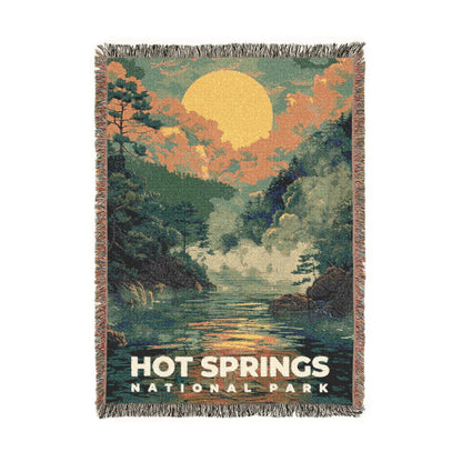 Hot Springs National Park Woven Blanket | S11