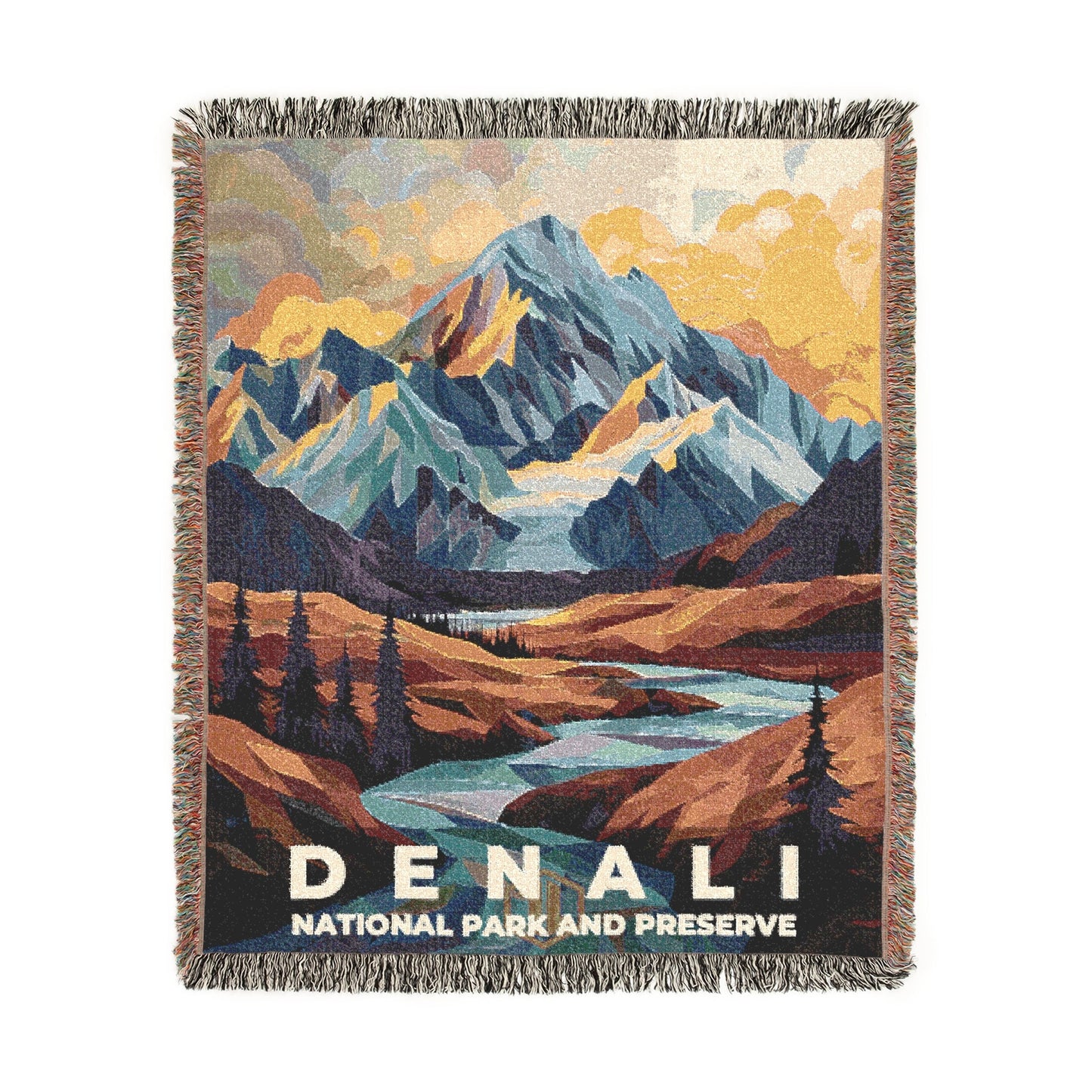 Denali National Park Woven Blanket | S20