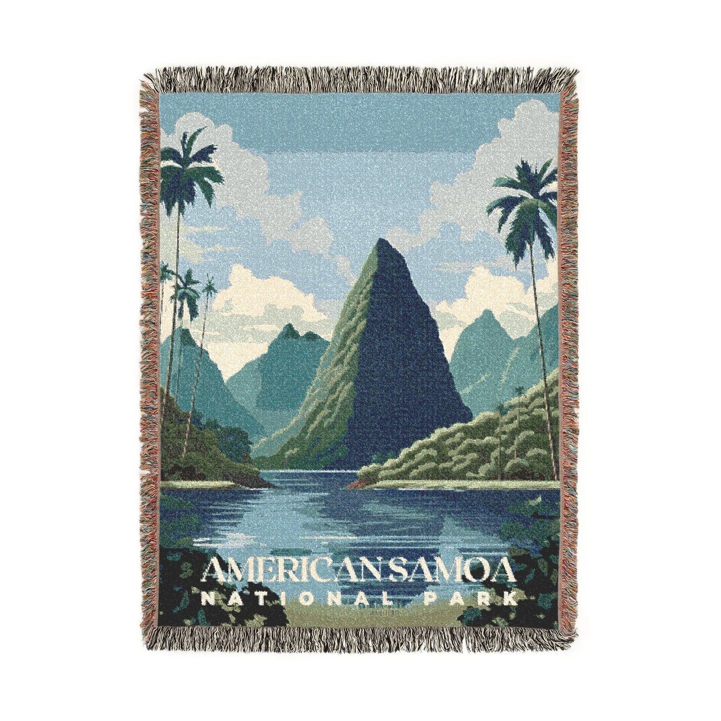 American Samoa National Park Woven Blanket | S01