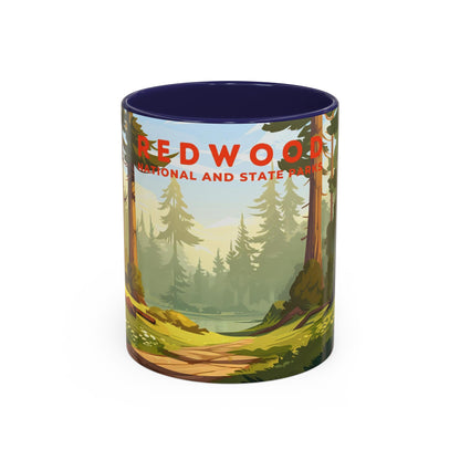 Redwood National Park Mug | Accent Coffee Mug (11, 15oz)