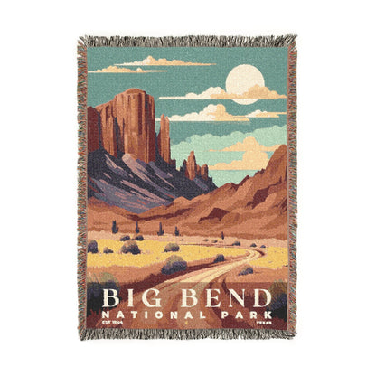 Big Bend National Park Woven Blanket | S05