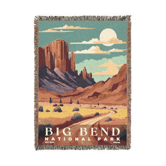 Big Bend National Park Woven Blanket | S05