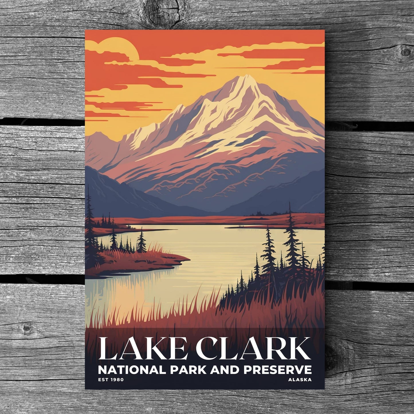 Lake Clark National Park Poster | S03