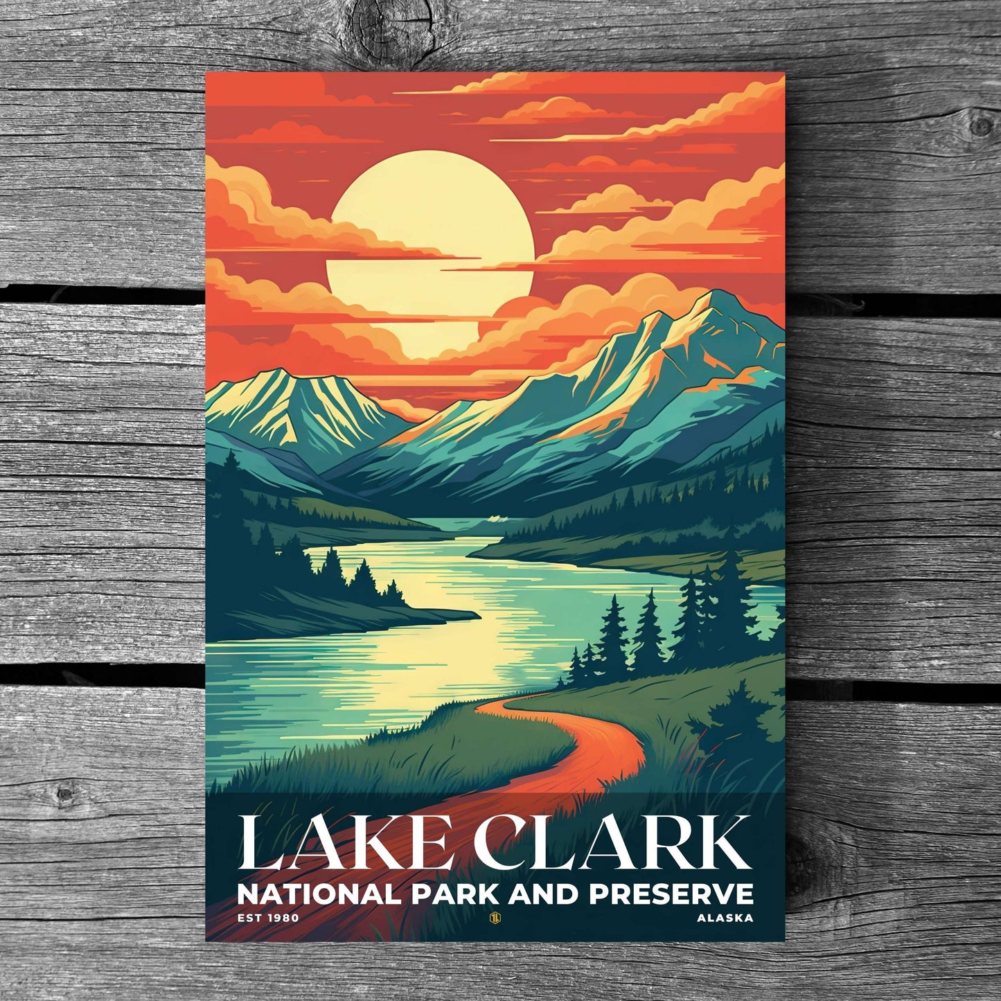 Lake Clark National Park Poster | S05