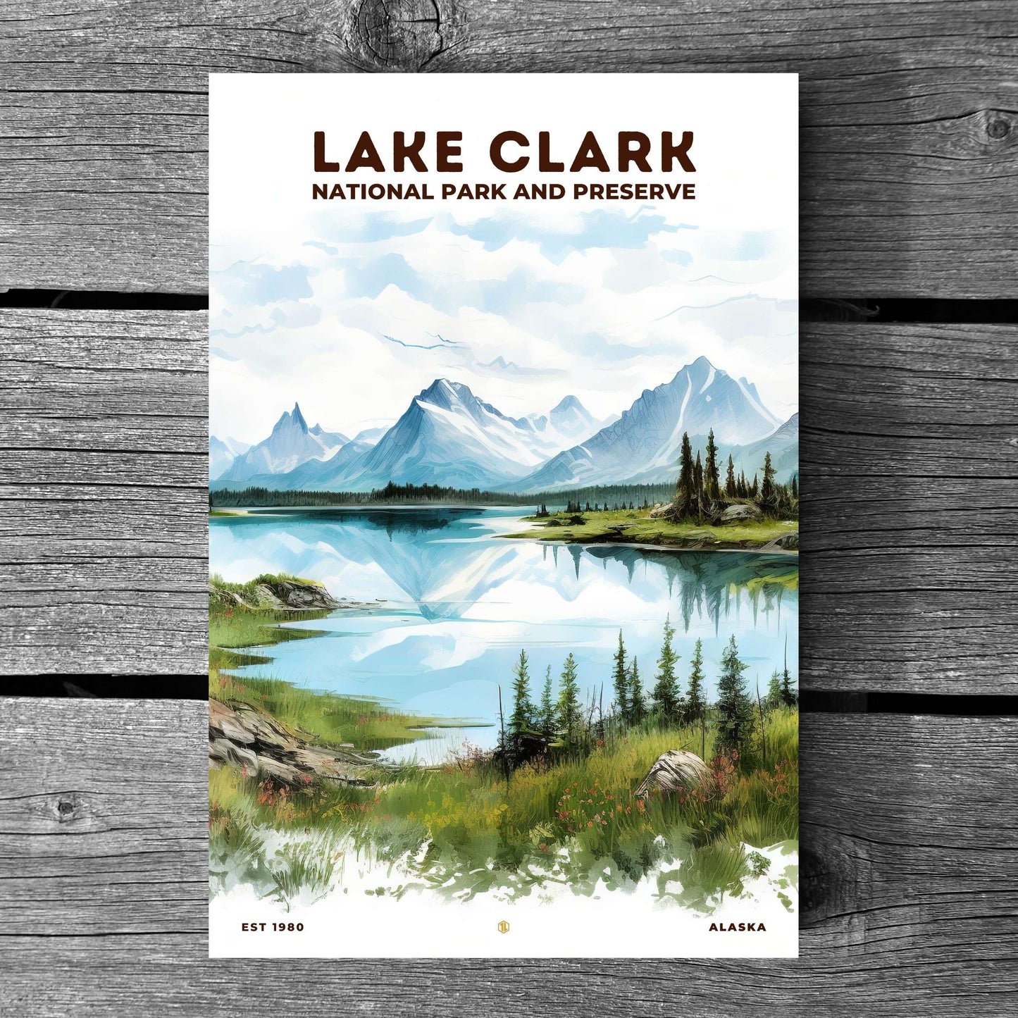 Lake Clark National Park Poster | S08