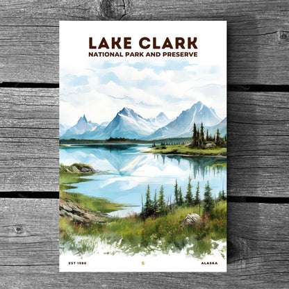 Lake Clark National Park Poster | S08