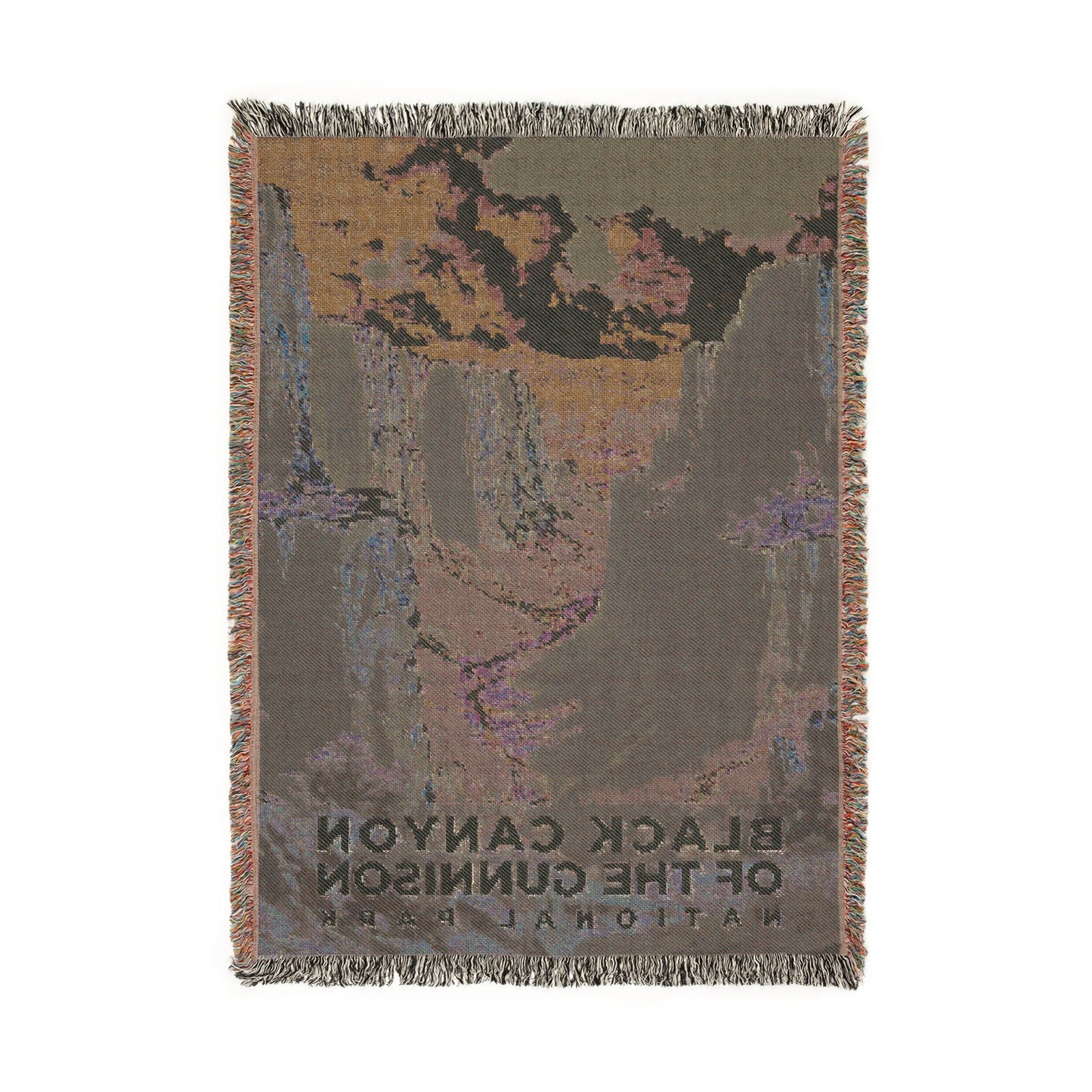 Black Canyon of the Gunnison National Park Woven Blanket | S13