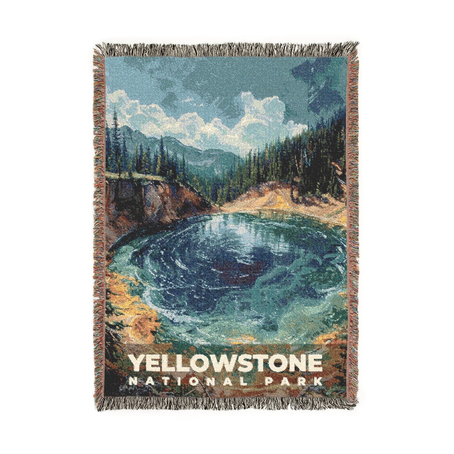 Yellowstone National Park Woven Blanket | S14