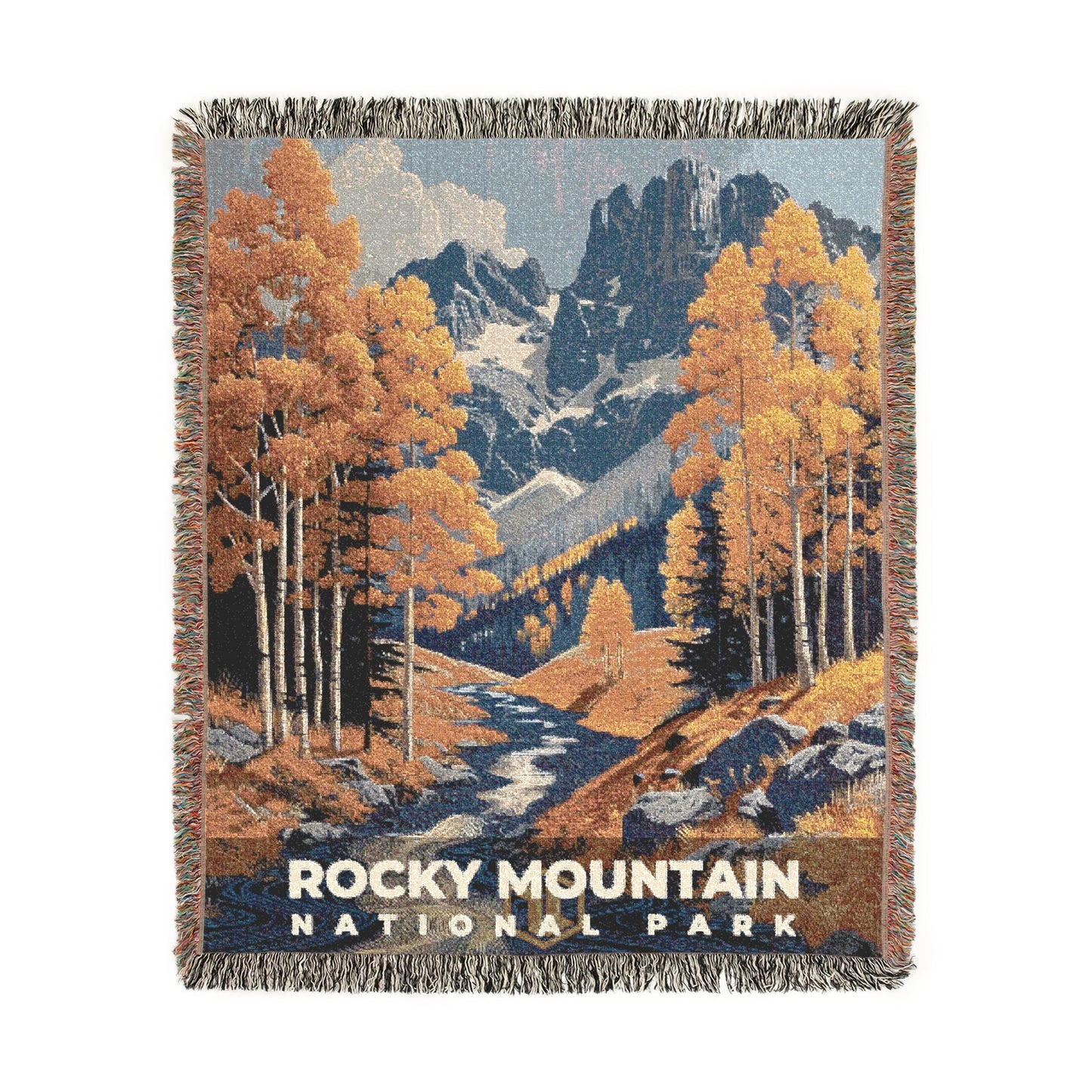Rocky Mountain National Park Woven Blanket | S19